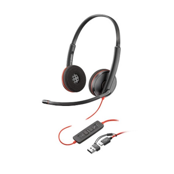Poly Blackwire 3220 Stereo USB-C Mikrofonlu Kulaklık +USB-C/A Adaptörü 8X228AA