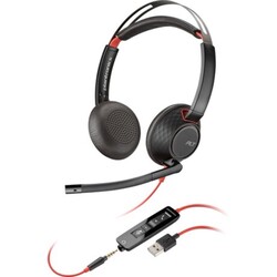 Poly Blackwire 5220 Stereo USB-A Mikrofonlu Kulaklık 80R97AA - Thumbnail (0)