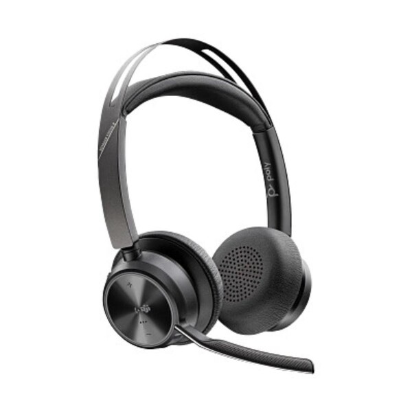 Poly Voyager Focus 2 Microsoft Teams Sertifikalı USB-C-C Kulaklık +USB-C/A Adaptörü 9T9J4AA