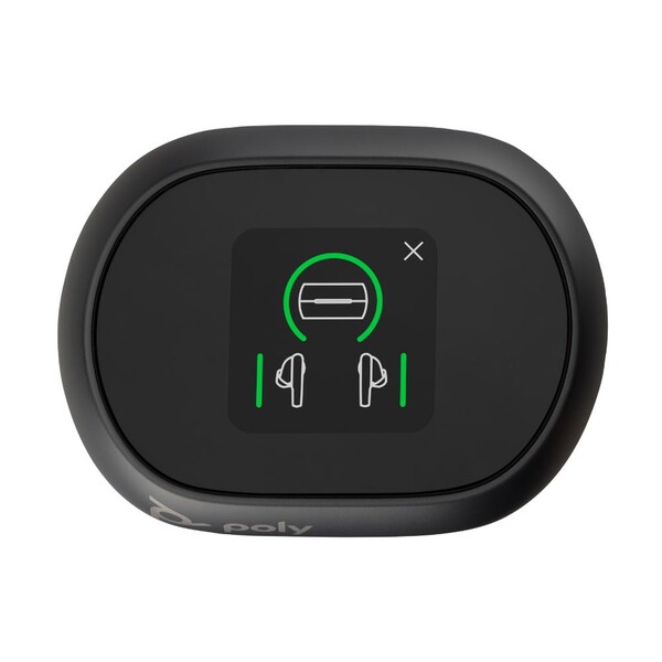 Poly Voyager Free 60+ UC Karbon Siyahı Kulak İçi Kulaklıklar +BT700 USB-C Adaptörü +Dokunmatik Ekranlı Şarj Kutusu 7Y8G4AA